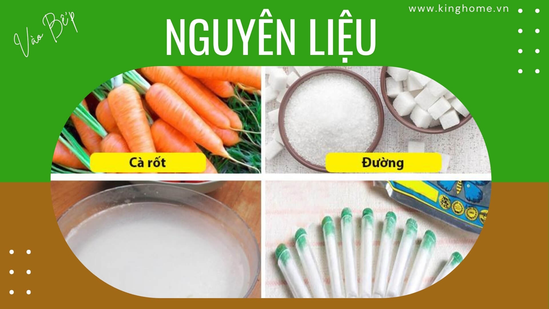 Nguyên liệu Mứt cà rốt sấy khô