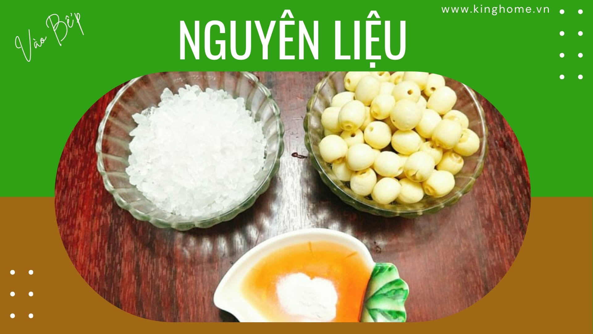 Nguyên liệu Mứt hạt sen tươi