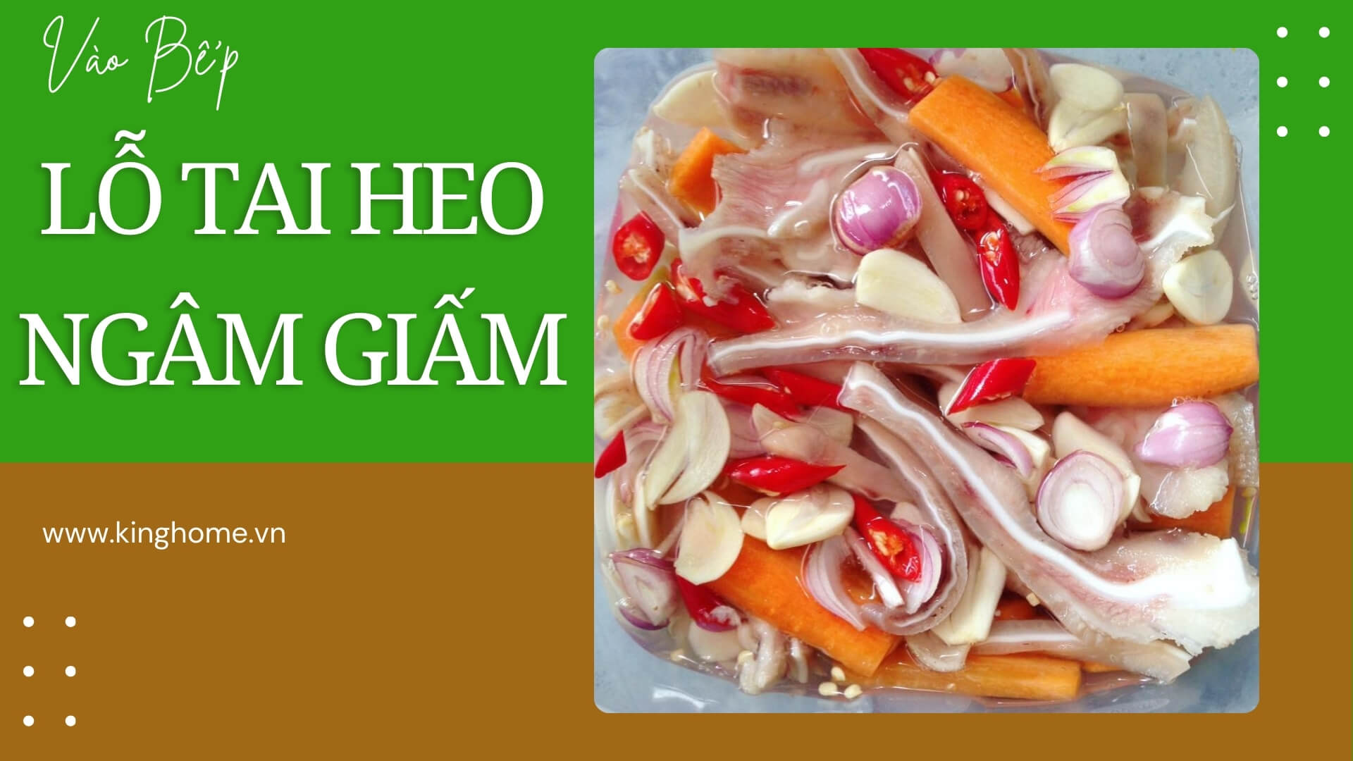 Lỗ tai heo ngâm giấm