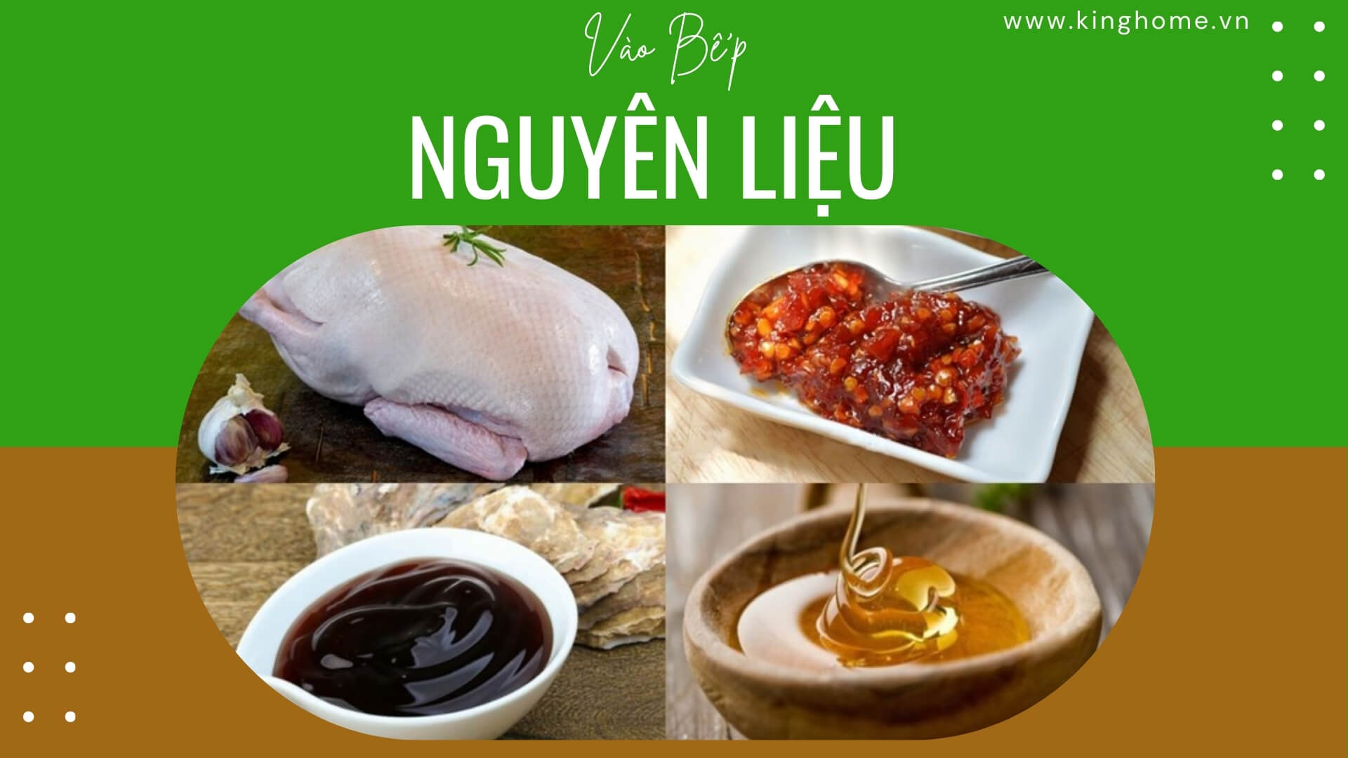 Nguyên liệu làm vịt nướng sa tế