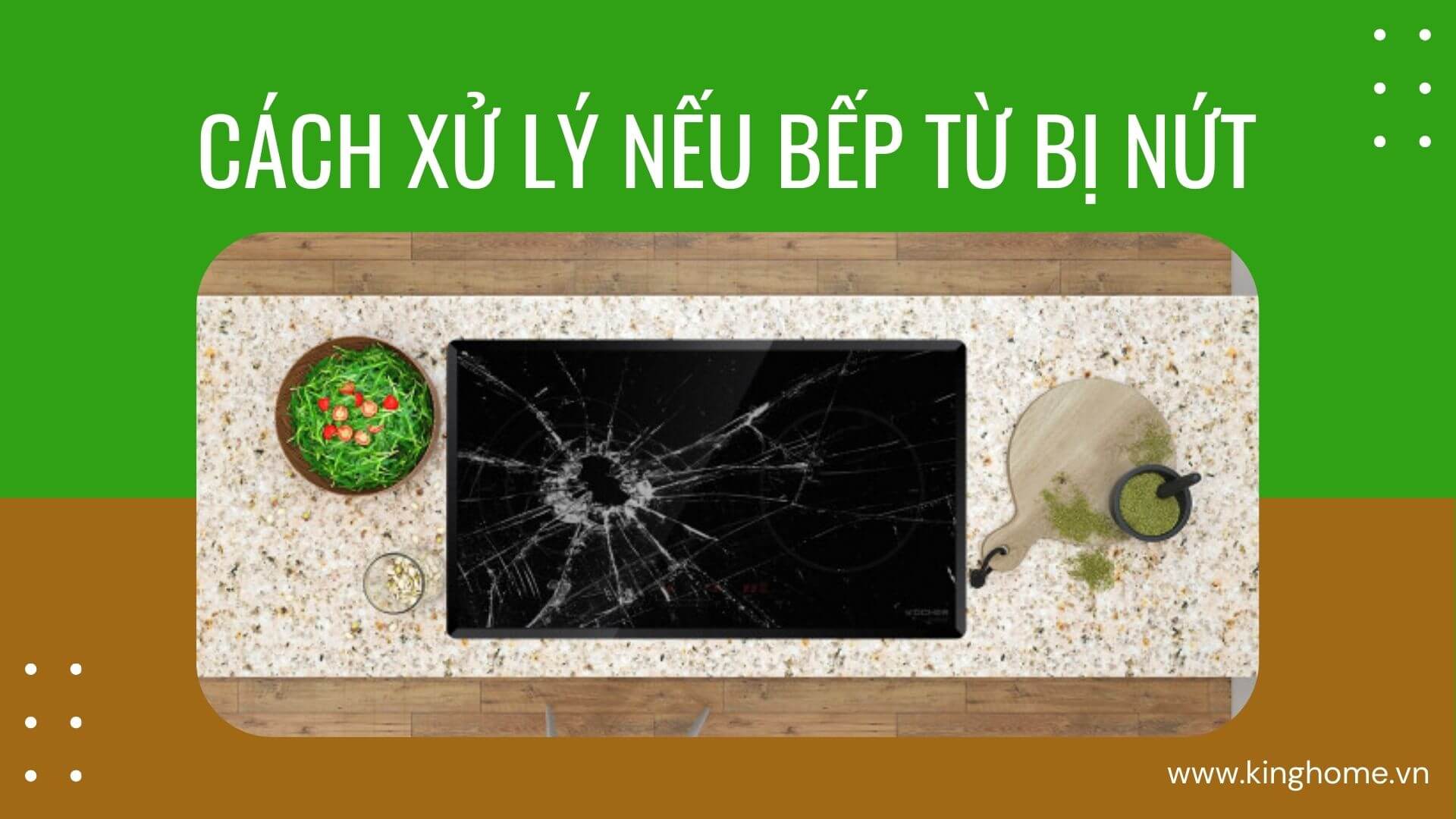 Cách xử lý nếu bếp từ bị nứt