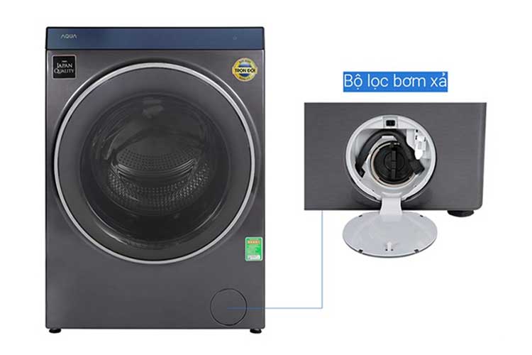 Máy giặt sấy Aqua Inverter 15 Kg AQD-DH1500G PP