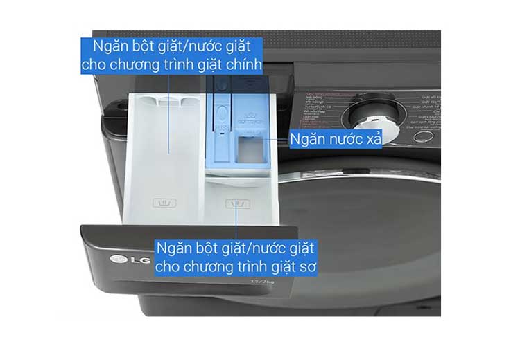 Máy giặt sấy LG 11/7 kg FV1411D4B