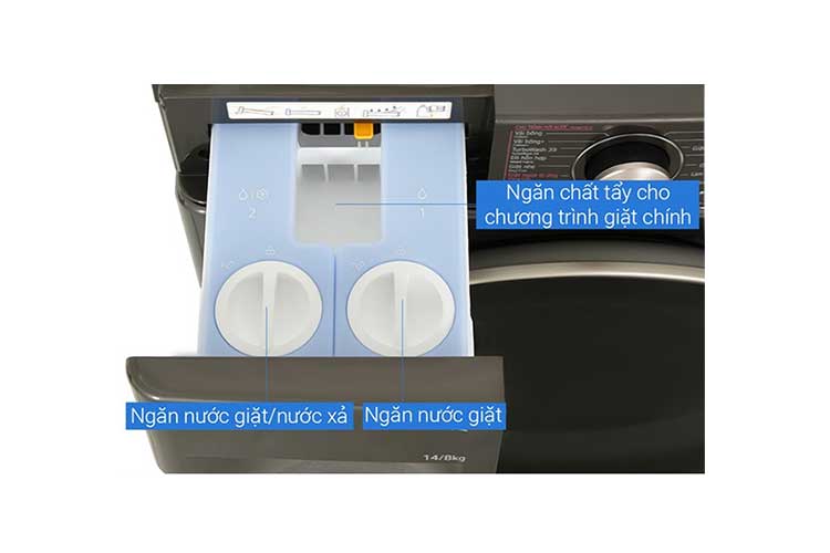 Máy giặt sấy LG 14/8 kg FV1414H3BA