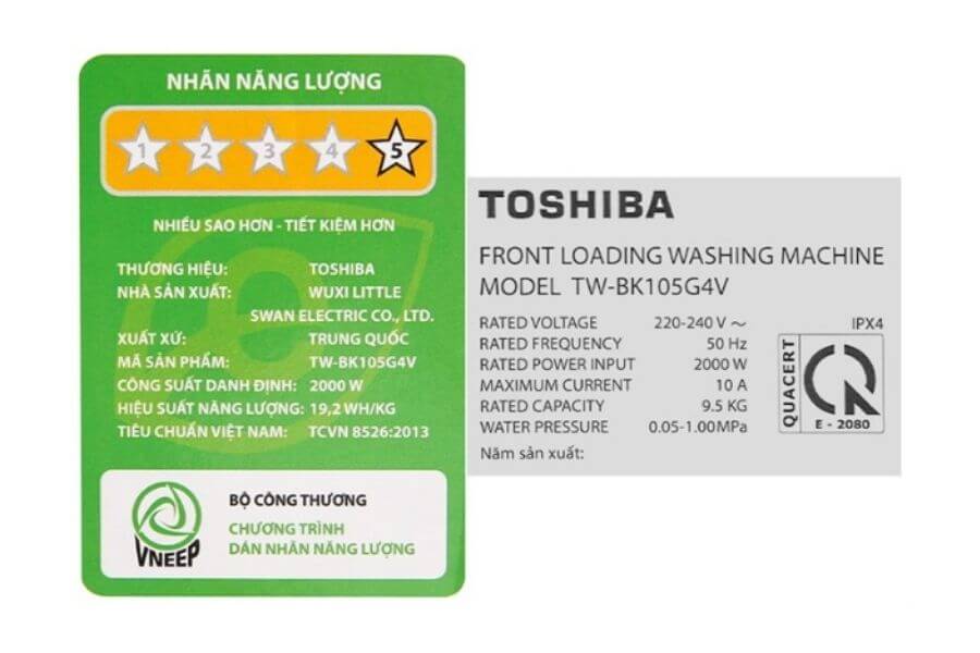 Máy giặt Toshiba TW-BK105G4V(MG)