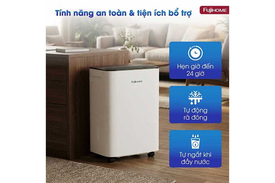 Máy hút ẩm dân dụng Fujihome DH12LITE