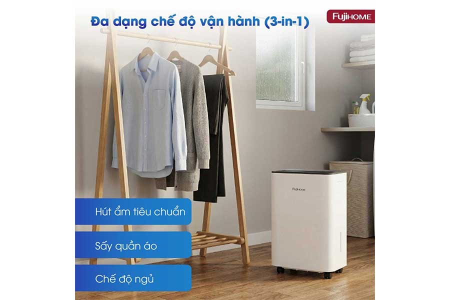 Máy hút ẩm dân dụng Fujihome DH16LITE