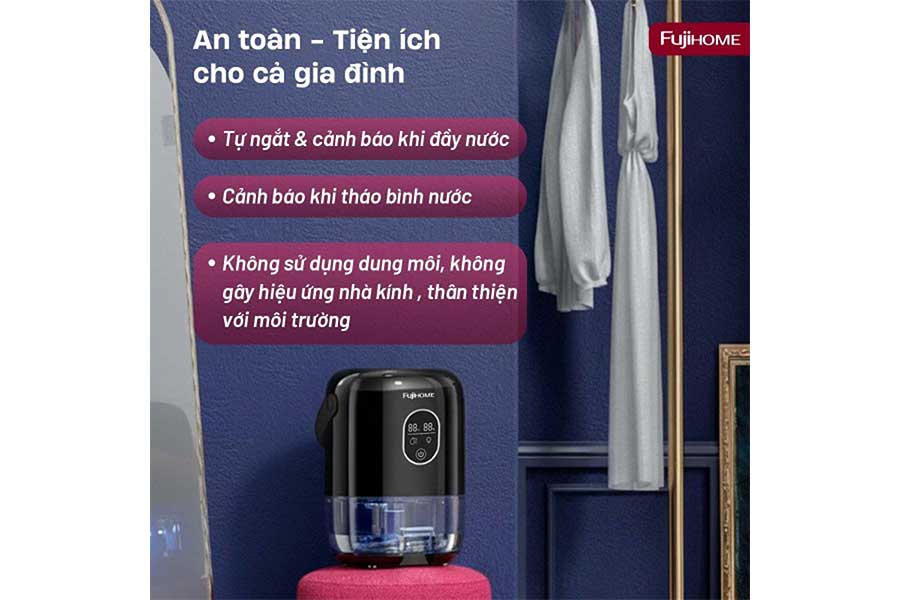 Máy hút ẩm bán dẫn Fujihome DHP035-MINI