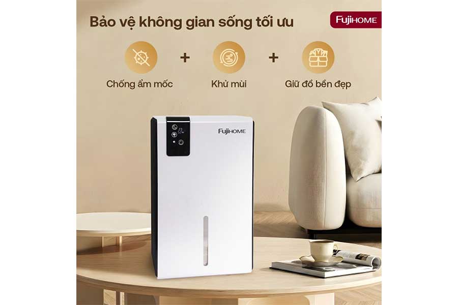 Máy hút ẩm bán dẫn Fujihome DHP23-MINI
