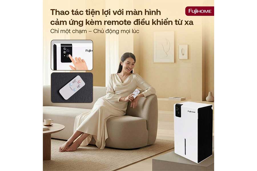 Máy hút ẩm bán dẫn Fujihome DHP23-MINI