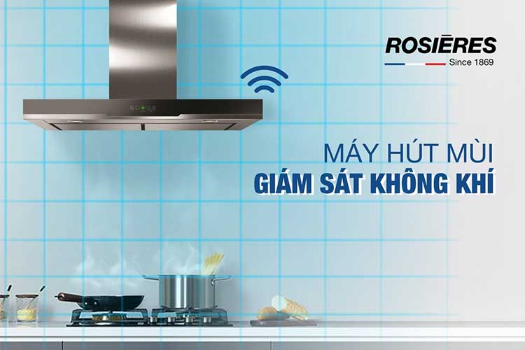 Máy hút mùi ống khói 90cm Rosieres RDVSE995PN