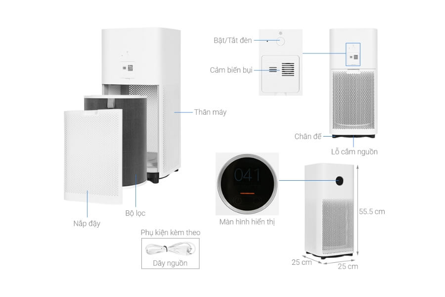 Máy lọc không khí Xiaomi Smart Air Purifier 4 EU