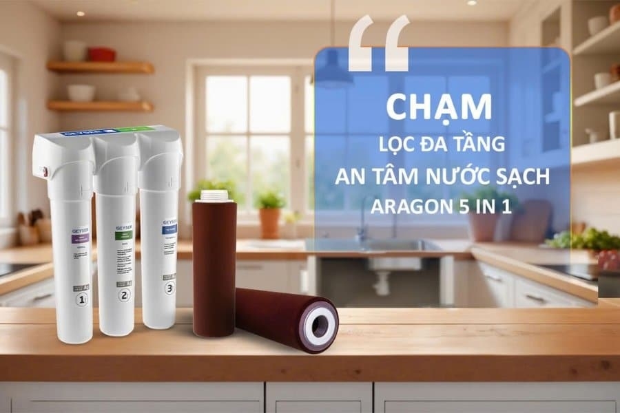 Máy lọc nước chuẩn khoáng Geyser Ecotar 3 Smart