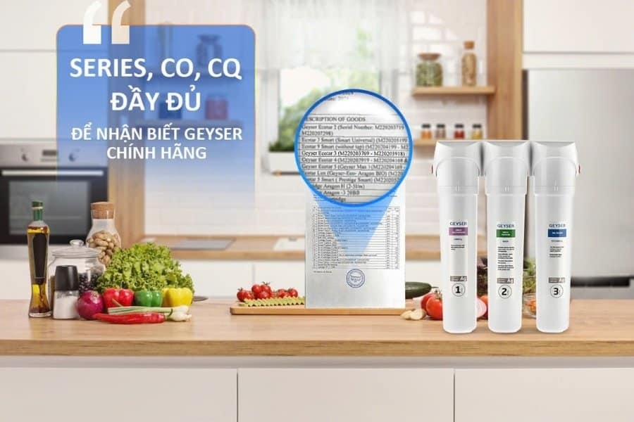 Máy lọc nước chuẩn khoáng Geyser Ecotar 3 Smart