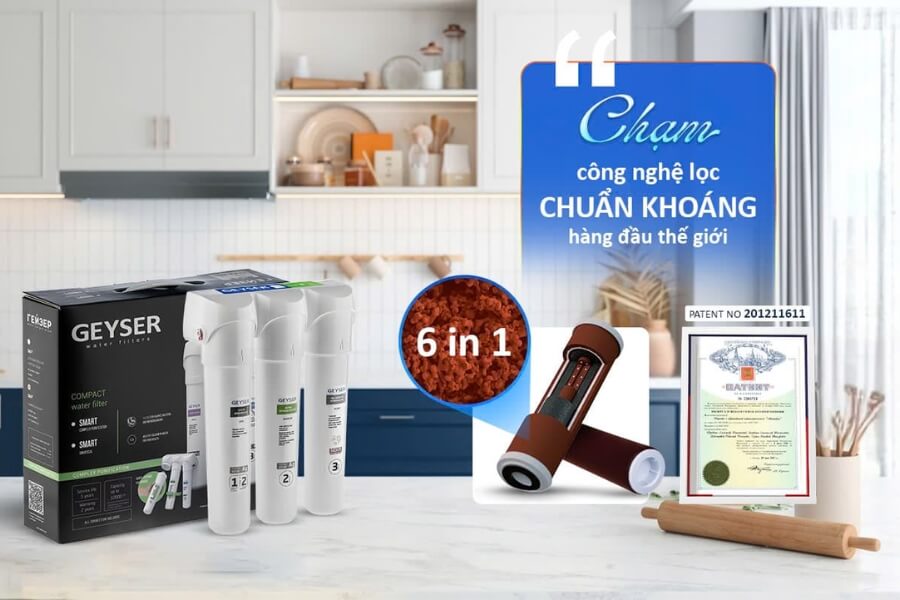 Máy lọc nước chuẩn khoáng Geyser Ecotar 4 Smart