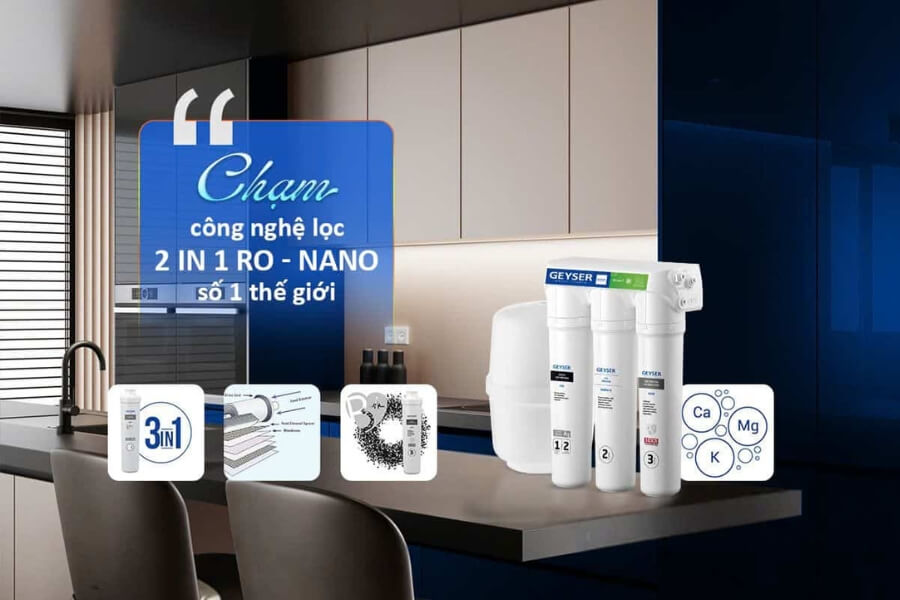 Máy lọc nước chuẩn khoáng Geyser Ecotar 5 Smart