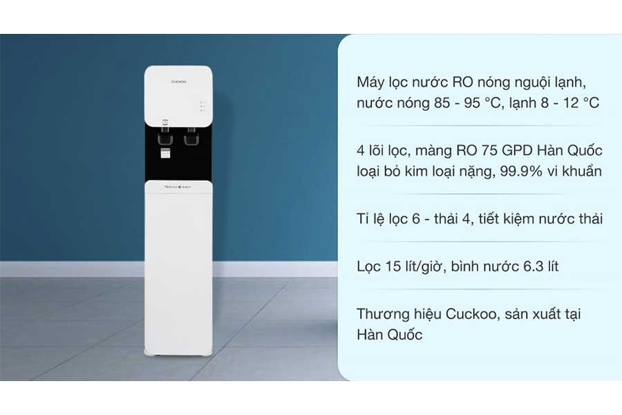 Máy lọc nước cây đứng RO Cuckoo CP-FRP601SW/WHCRVNCKV(S)