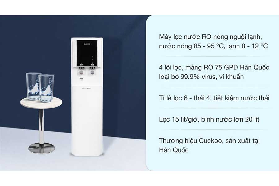 Máy lọc nước cây đứng RO Cuckoo CP-QRP2001SW/WHCRVNCKV(S)