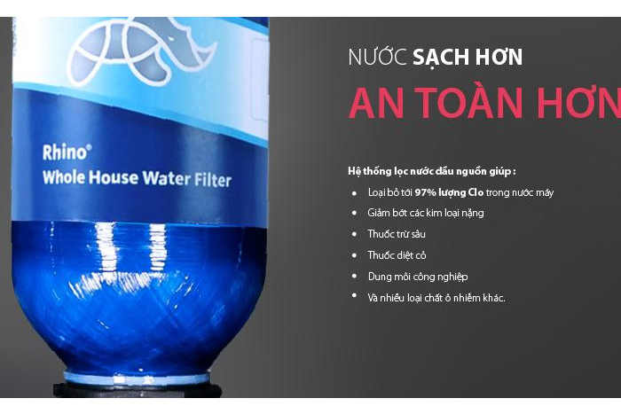 Máy lọc nước đầu nguồn A.O.Smith AOS AQ-1000 XS được NSF là viết tắt của National Sanitation Foundation