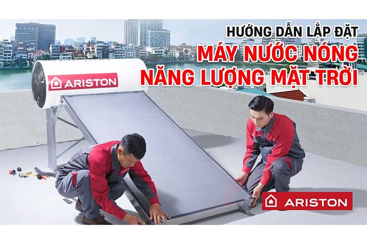 Máy nước nóng năng lượng mặt trời Ariston Kairos Thermo DR-2 150-1 N TT - Lắp mái nghiêng