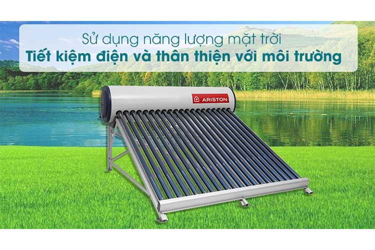 Máy nước nóng Năng Lượng Mặt Trời Ariston Eco 2 1812 25 - 132 Lít