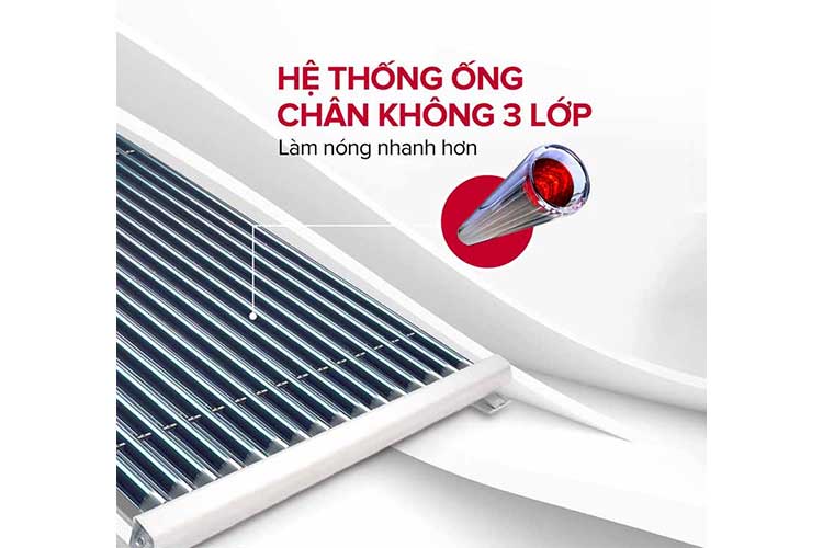 Máy nước nóng Năng Lượng Mặt Trời Ariston Eco 2 1820 25 - 210 Lít