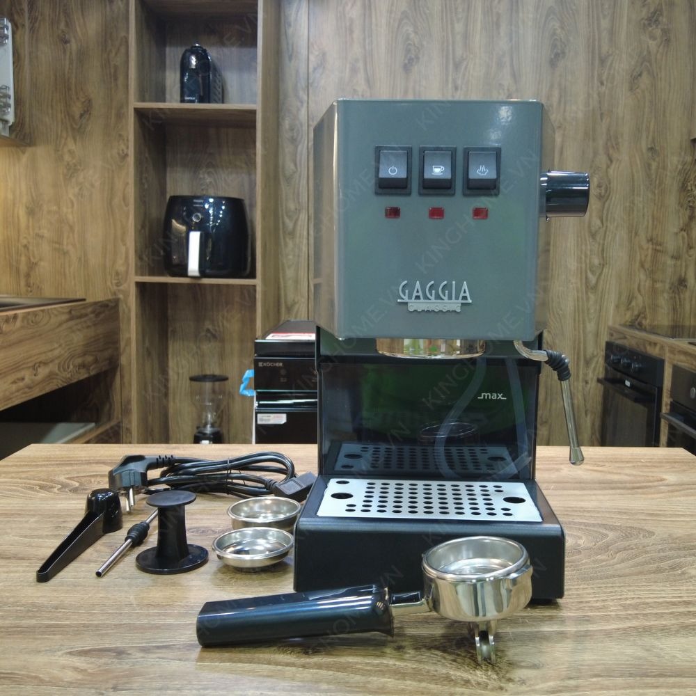 Máy pha cà phê Gaggia Classic E24 Xám Xi Măng