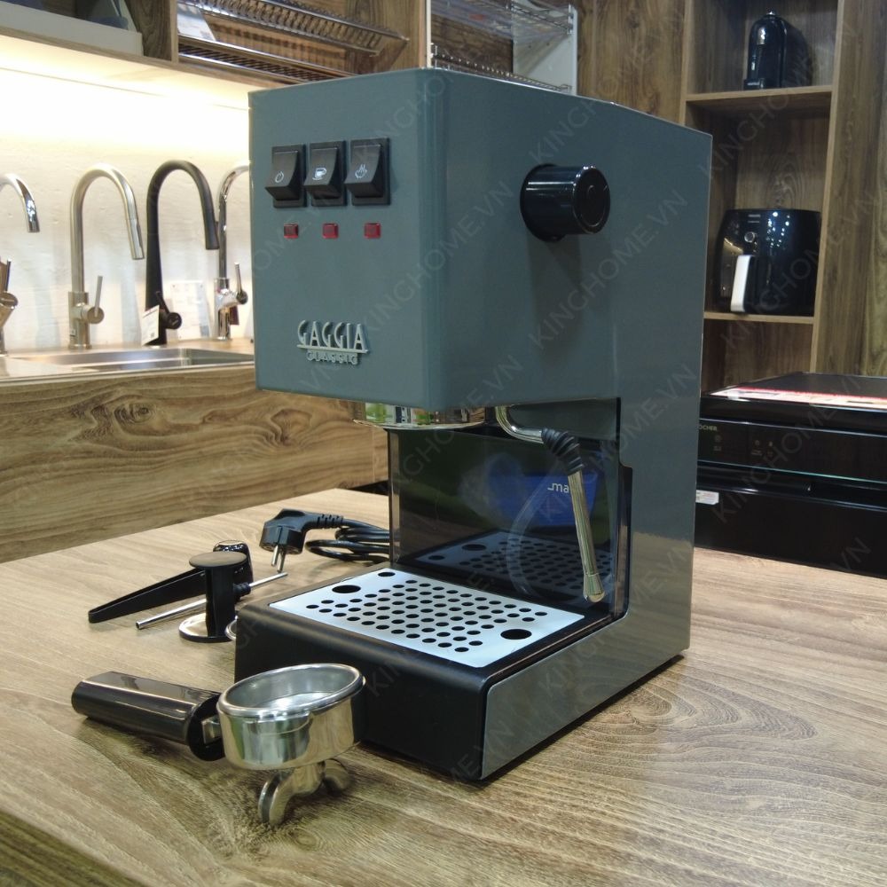 Máy pha cà phê Gaggia Classic E24 Xám Xi Măng