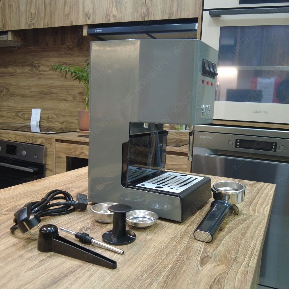 Máy pha cà phê Gaggia Classic E24 Xám Xi Măng