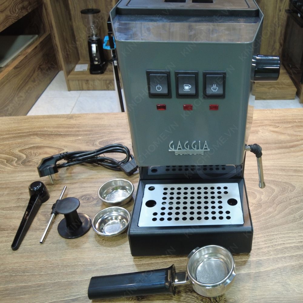 Máy pha cà phê Gaggia Classic E24 Xám Xi Măng