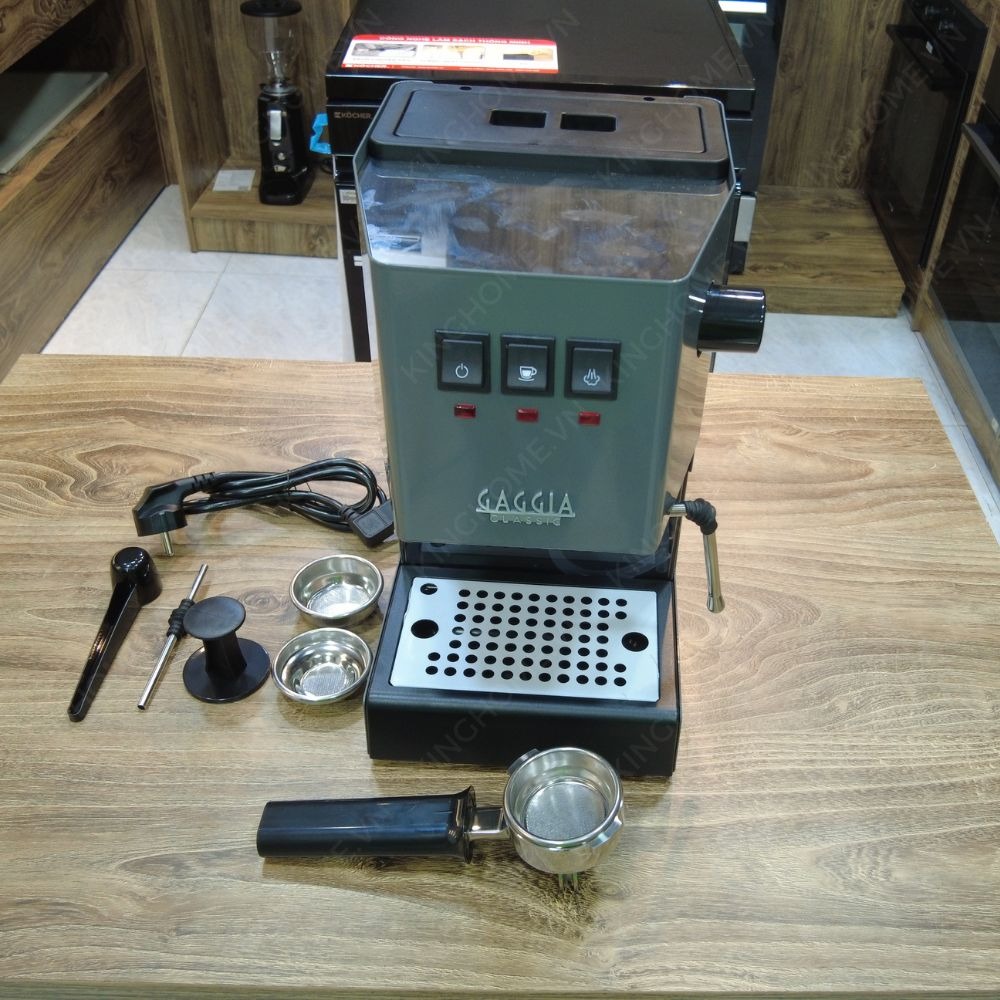 Máy pha cà phê Gaggia Classic E24 Xám Xi Măng