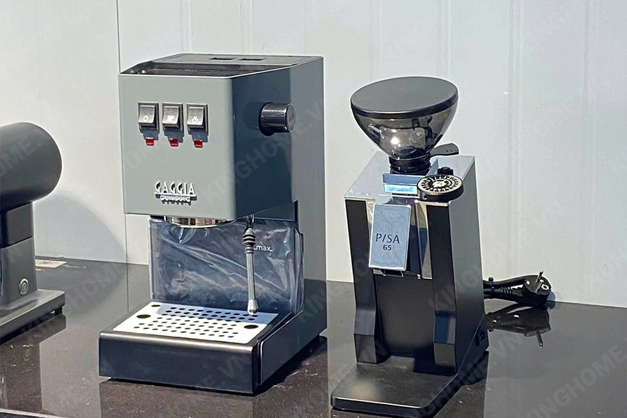 Máy pha cà phê Gaggia Classic E24 Xám Xi Măng