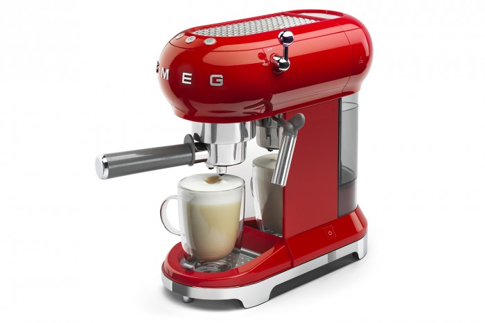 Máy pha cà phê SMEG, thập niên 50, màu đỏ, 535.43.659