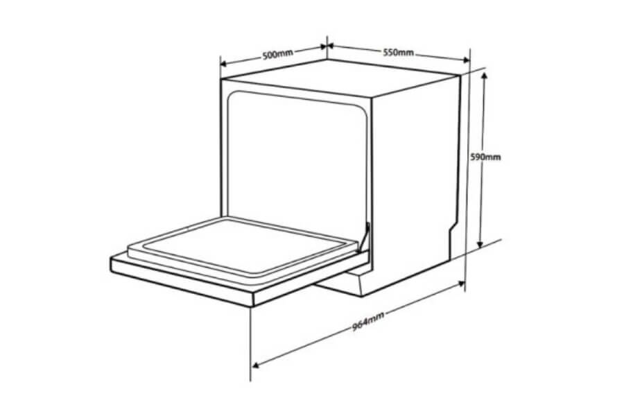 Máy rửa chén để bàn Hafele HDW-T5551B 538.21.340