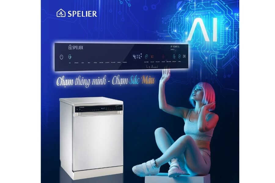 Máy rửa chén Spelier SP 16DWKT/G