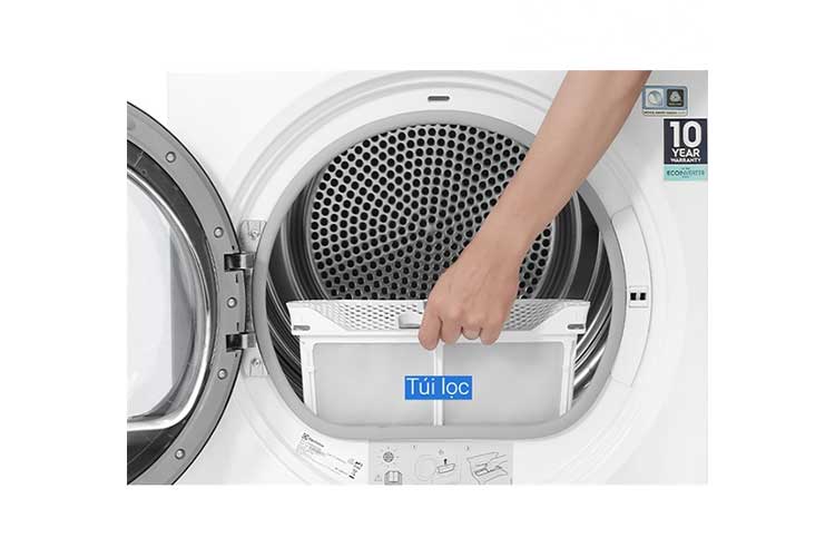 Máy sấy bơm nhiệt Electrolux UltimateCare 8 kg EDH803Q7WB