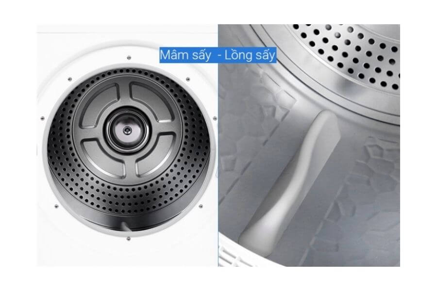 Máy sấy Galanz DV-70T5C(W) thông hơi 7kg màu trắng