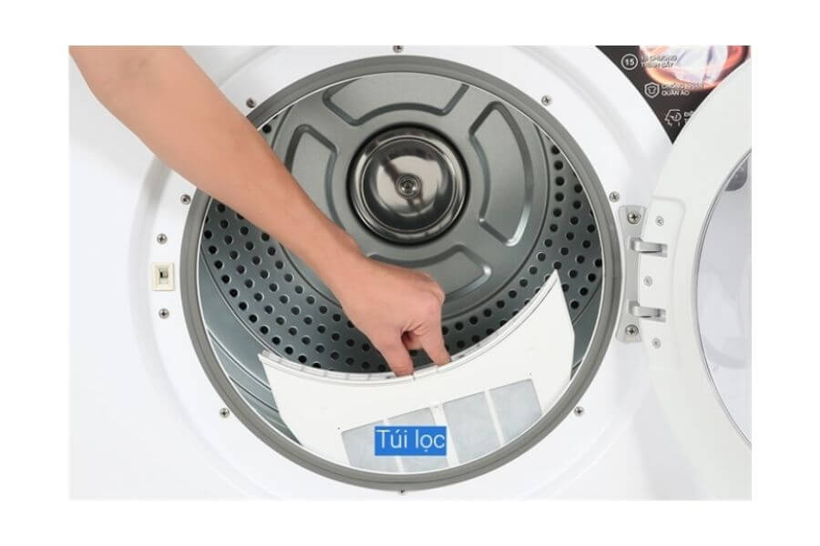 Máy sấy Galanz DV-80T5C(W) thông hơi 8kg màu trắng