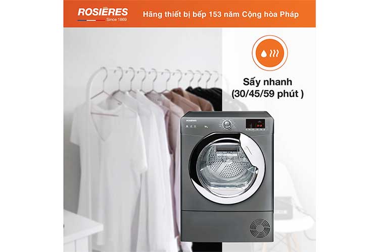 Máy sấy Rosieres RILSC10DGR-04