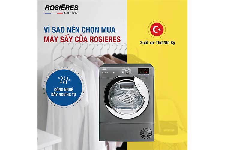 Máy sấy Rosieres RILSC10DGR-04