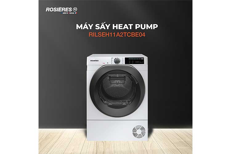 Máy sấy bơm nhiệt Rosieres RILSEH11A2TCBE04