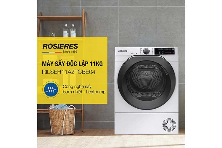 Máy sấy bơm nhiệt Rosieres RILSEH11A2TCBE04