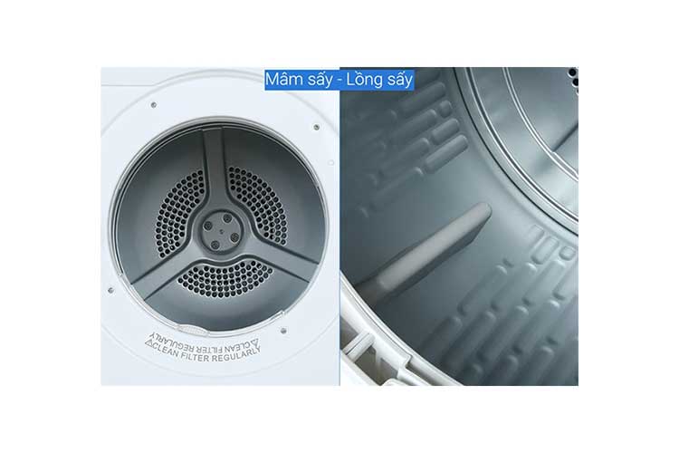 Máy sấy thông hơi Aqua 7 kg AQH-V700F W 