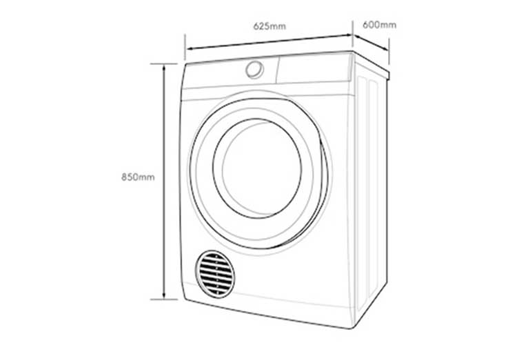 Máy sấy thông hơi Electrolux UltimateCare 9 kg EDV904H3WC