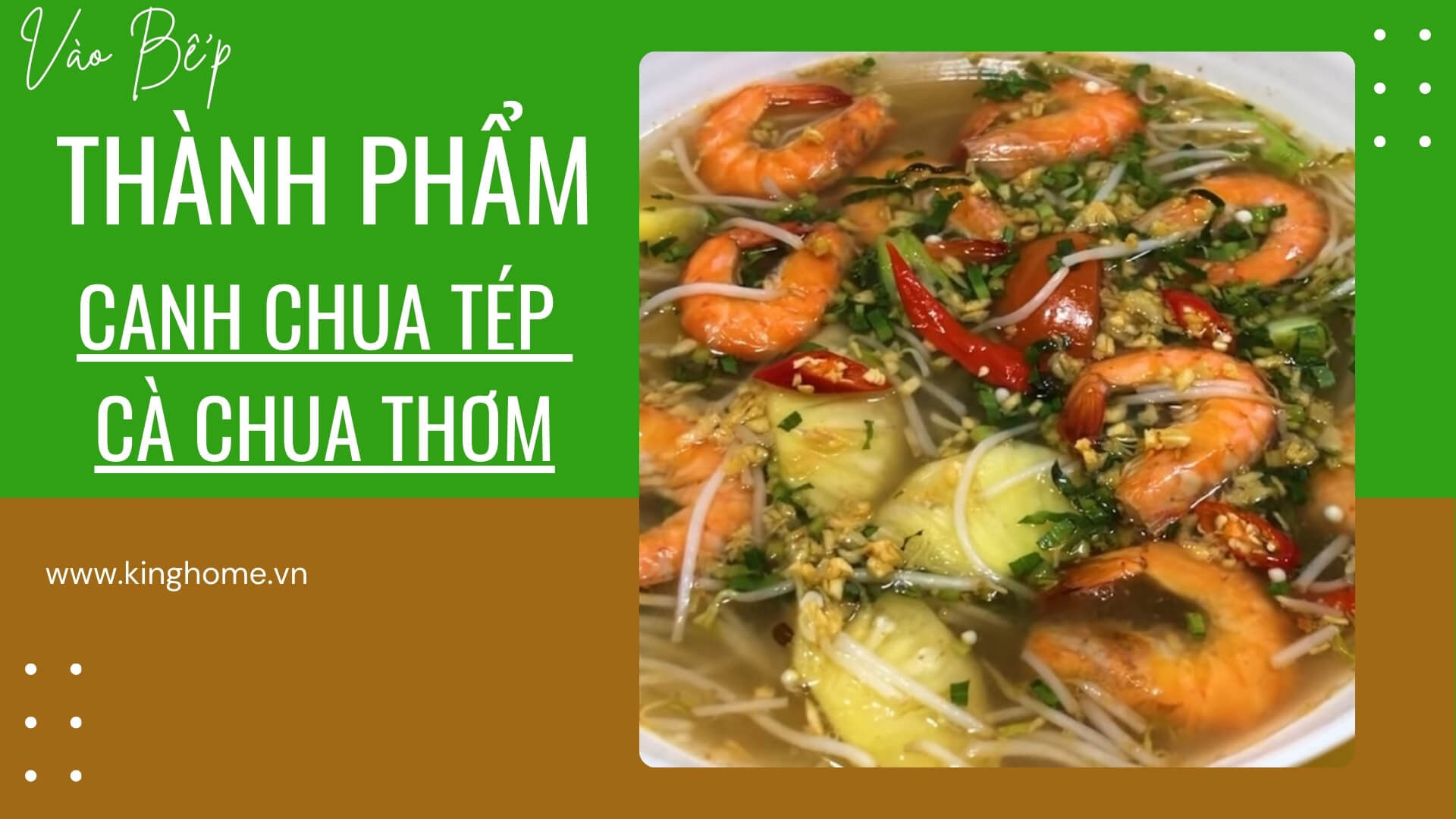 Canh chua tép cà chua thơm