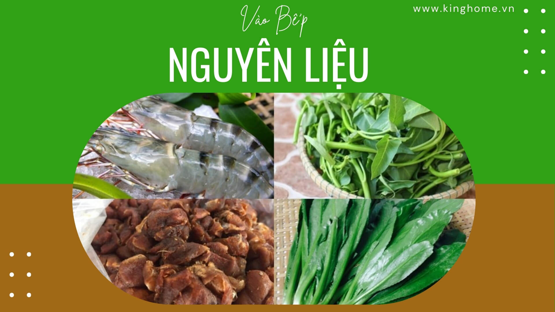 Nguyên liệu Canh chua tép rau muống