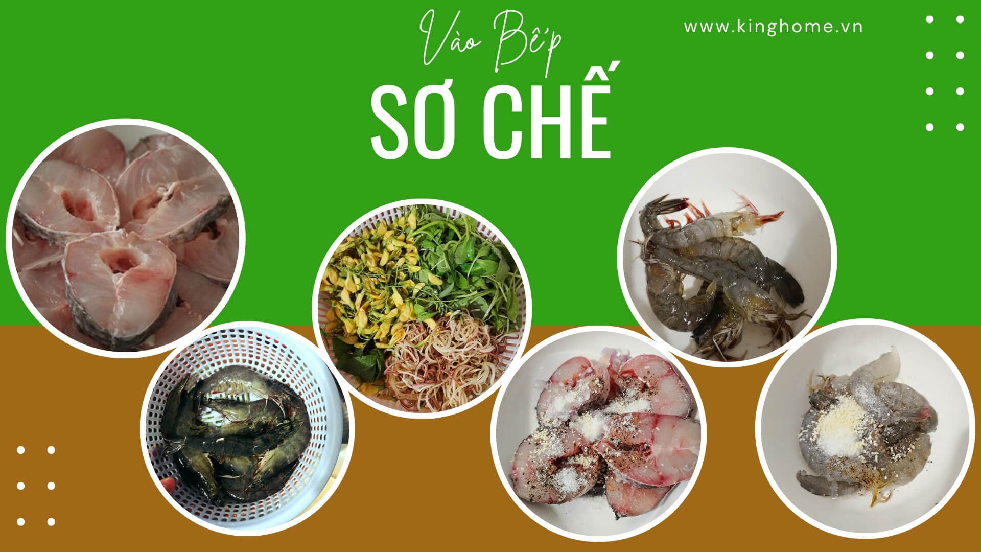 Sơ chế bún cá lóc Kiên Giang