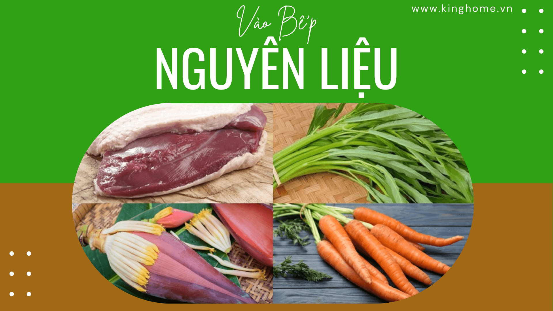 Nguyên liệu gỏi vịt rau muống