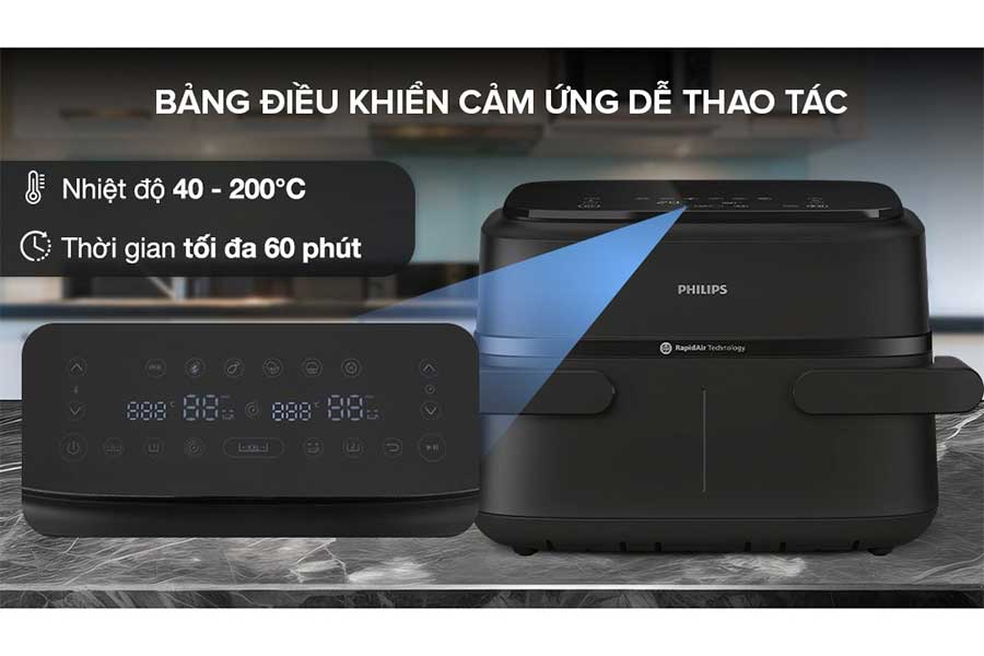 Nồi chiên không dầu Airfryer Series 1000 Philips NA150/00 7 lít