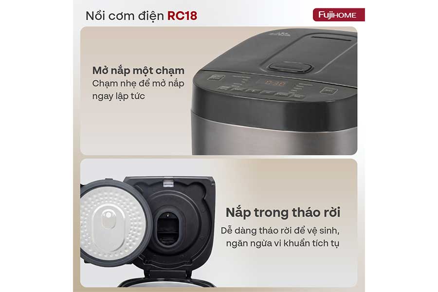 Nồi cơm điện Fujihome RC18G